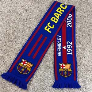 FC Barcelona Champions League Winners Scarf 1992 2006 2009 2011 2015 FCB EUC